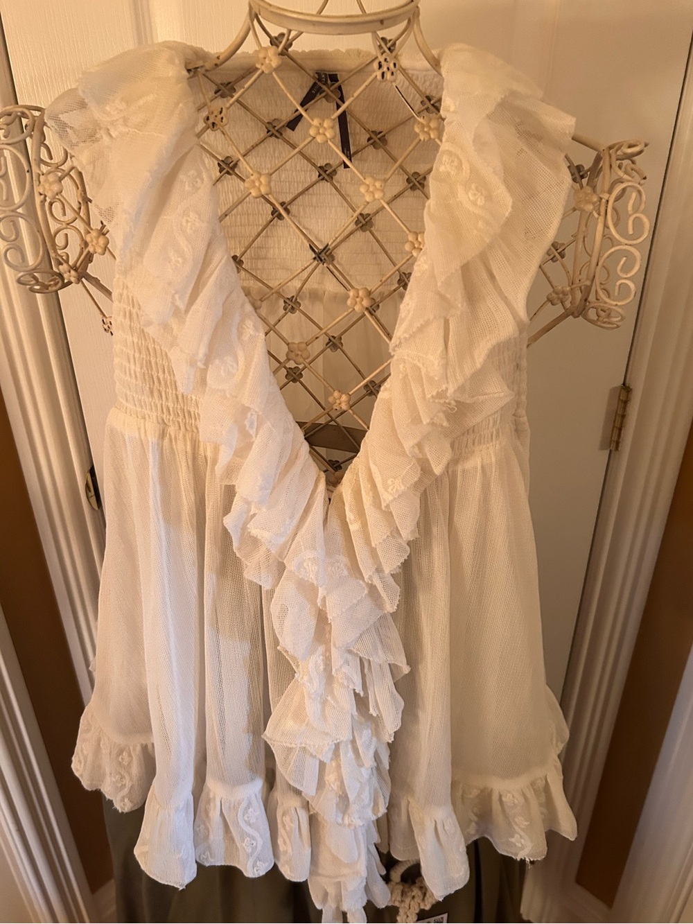 Anthropologie sleeveless blouse large new